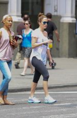 JENNIFER LOPEZ in Leggings Out and About in New York 06/11/2015