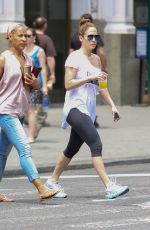 JENNIFER LOPEZ in Leggings Out and About in New York 06/11/2015