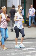 JENNIFER LOPEZ in Leggings Out and About in New York 06/11/2015