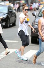 JENNIFER LOPEZ in Leggings Out and About in New York 06/11/2015