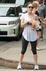JENNIFER LOPEZ in Leggings Out and About in New York 06/11/2015
