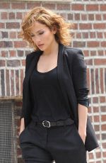 JENNIFER LOPEZ on the Set of Shades of Blue 06/05/2015