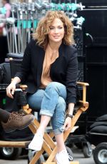 JENNIFER LOPEZ on the Set of Shades of Blue in New York 06/04/2015