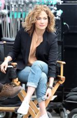 JENNIFER LOPEZ on the Set of Shades of Blue in New York 06/04/2015