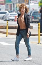 JENNIFER LOPEZ on the Set of Shades of Blue in New York 06/15/2015
