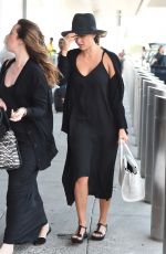JESSICA ALBA JFK Airport in New York 06/12/2015