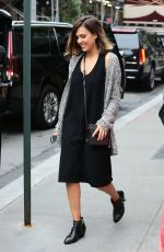 JESSICA ALBA Leaves a Hotel in Soho 06/09/2015