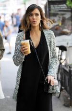 JESSICA ALBA Out and About in New York 06/09/2015