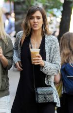 JESSICA ALBA Out and About in New York 06/09/2015