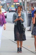 JESSICA ALBA Out and About in New York 06/11/2015