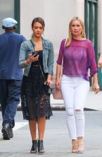 JESSICA ALBA Out and About in New York 06/11/2015
