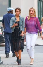 JESSICA ALBA Out and About in New York 06/11/2015