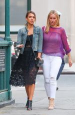 JESSICA ALBA Out and About in New York 06/11/2015