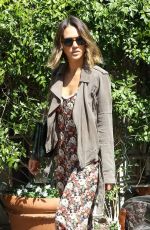 JESSICA ALBA Out Shopping at Eggy in West Hollywood 06/06/2015