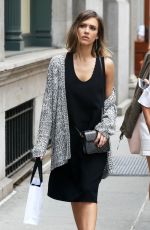JESSICA ALBA Out Shopping in New York 06/09/2015
