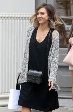 JESSICA ALBA Out Shopping in New York 06/09/2015