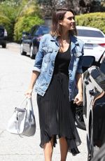 JESSICA ALBA Visits a Friend in Beverly Hills 06/14/2015