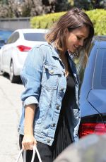 JESSICA ALBA Visits a Friend in Beverly Hills 06/14/2015
