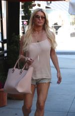 JESSICA SIMPSON at an Italian Restaurant in Beverly Hills 06/24/2015