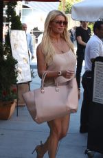 JESSICA SIMPSON at an Italian Restaurant in Beverly Hills 06/24/2015