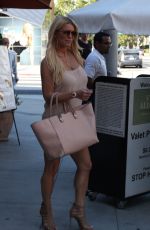 JESSICA SIMPSON at an Italian Restaurant in Beverly Hills 06/24/2015