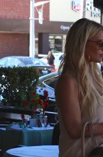 JESSICA SIMPSON at an Italian Restaurant in Beverly Hills 06/24/2015