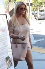 JESSICA SIMPSON at an Italian Restaurant in Beverly Hills 06/24/2015