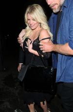 JESSICA SIMPSON Leaves Sawyers Club in Los Angeles 06/02/2015