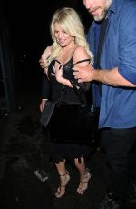 JESSICA SIMPSON Leaves Sawyers Club in Los Angeles 06/02/2015