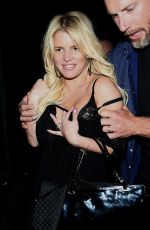 JESSICA SIMPSON Leaves Sawyers Club in Los Angeles 06/02/2015