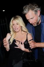 JESSICA SIMPSON Leaves Sawyers Club in Los Angeles 06/02/2015