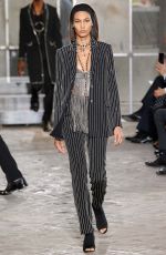 JOAN SMALLS on the Runway of Givenchy Fashion Show in Paris