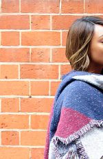 JOURDAN DUNN on the Set of a Photoshoot in London 06/10/2015