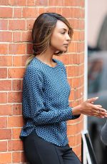 JOURDAN DUNN on the Set of a Photoshoot in London 06/10/2015