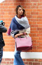 JOURDAN DUNN on the Set of a Photoshoot in London 06/10/2015