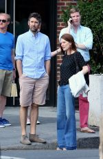 JULIANNE MOORE and Bart Freundlich Out for Dinner in Greewnich Village