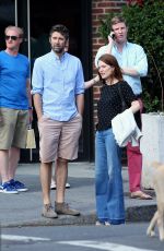 JULIANNE MOORE and Bart Freundlich Out for Dinner in Greewnich Village