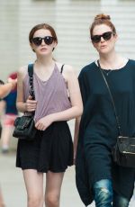 JULIANNE MOORE Out an About in New York 06/10/2015