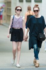 JULIANNE MOORE Out an About in New York 06/10/2015