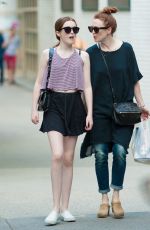 JULIANNE MOORE Out an About in New York 06/10/2015