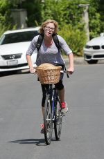 JULIE BOWEN Riding a Bike Put in Los Angeles 060/01/2015