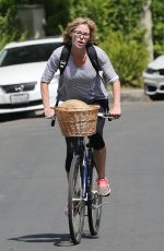 JULIE BOWEN Riding a Bike Put in Los Angeles 060/01/2015