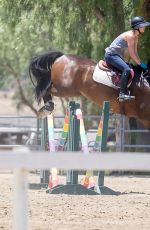 KALEY CUOCO at Horseback Riding in Los Angeles 06/24/2015