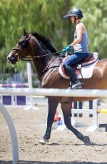 KALEY CUOCO at Horseback Riding in Los Angeles 06/24/2015