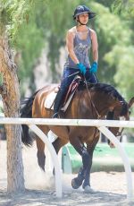 KALEY CUOCO at Horseback Riding in Los Angeles 06/24/2015