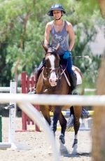 KALEY CUOCO at Horseback Riding in Los Angeles 06/24/2015