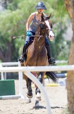 KALEY CUOCO at Horseback Riding in Los Angeles 06/24/2015