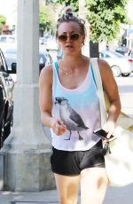 KALEY CUOCO Dropping Her Car Keys After a Yoga Class in Sherman Oaks 06/26/2015
