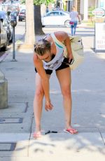 KALEY CUOCO Dropping Her Car Keys After a Yoga Class in Sherman Oaks 06/26/2015