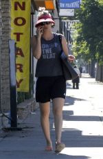 KALEY CUOCO Out and About in Sherman Oaks 06/17/2015
